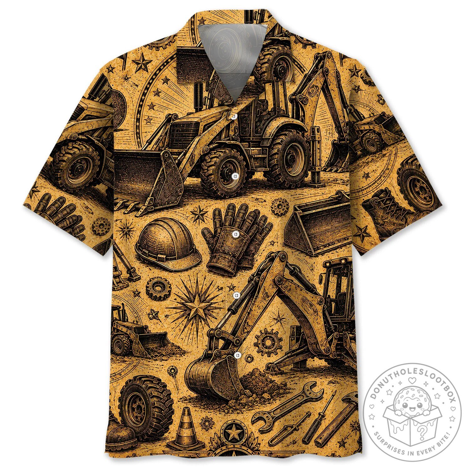Heavy Equipment Operator Construction Vehicle Hawaiian Shirt