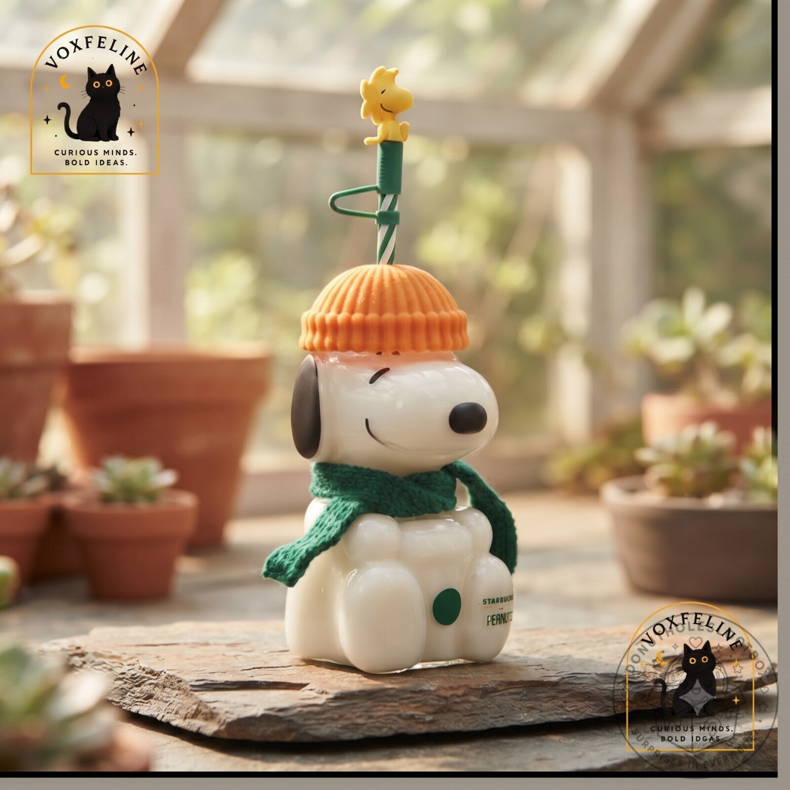 Starbucks Snoopy Glass Cold Cup Peanuts x Starbucks Collection Snoopy Peanuts x Starbucks Glass Cold Cup – image 2 of 4