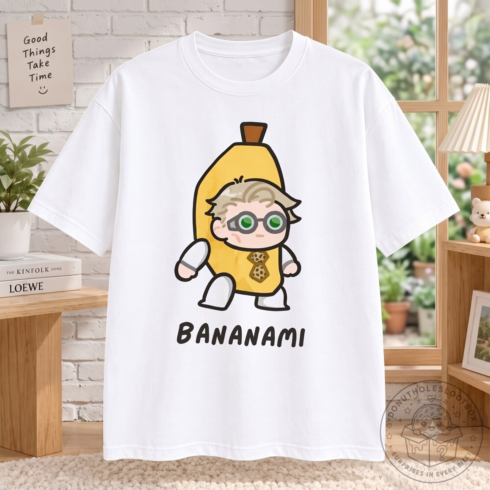 Cute Kento Nanami Bananami Shirt Kento Nanami Bananami Graphic Tee - Premium Cotton – image 2 of 3