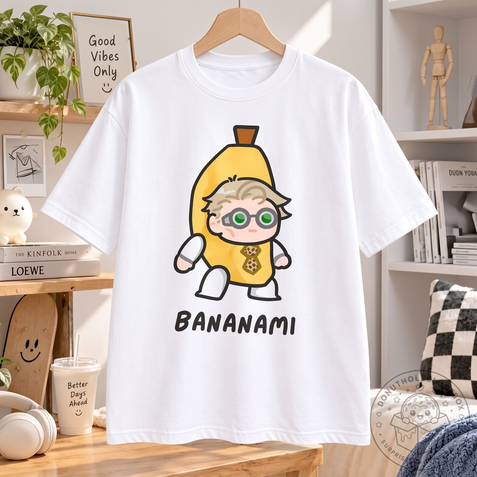 Cute Kento Nanami Bananami Shirt Kento Nanami Bananami Graphic Tee - Premium Cotton – image 3 of 3