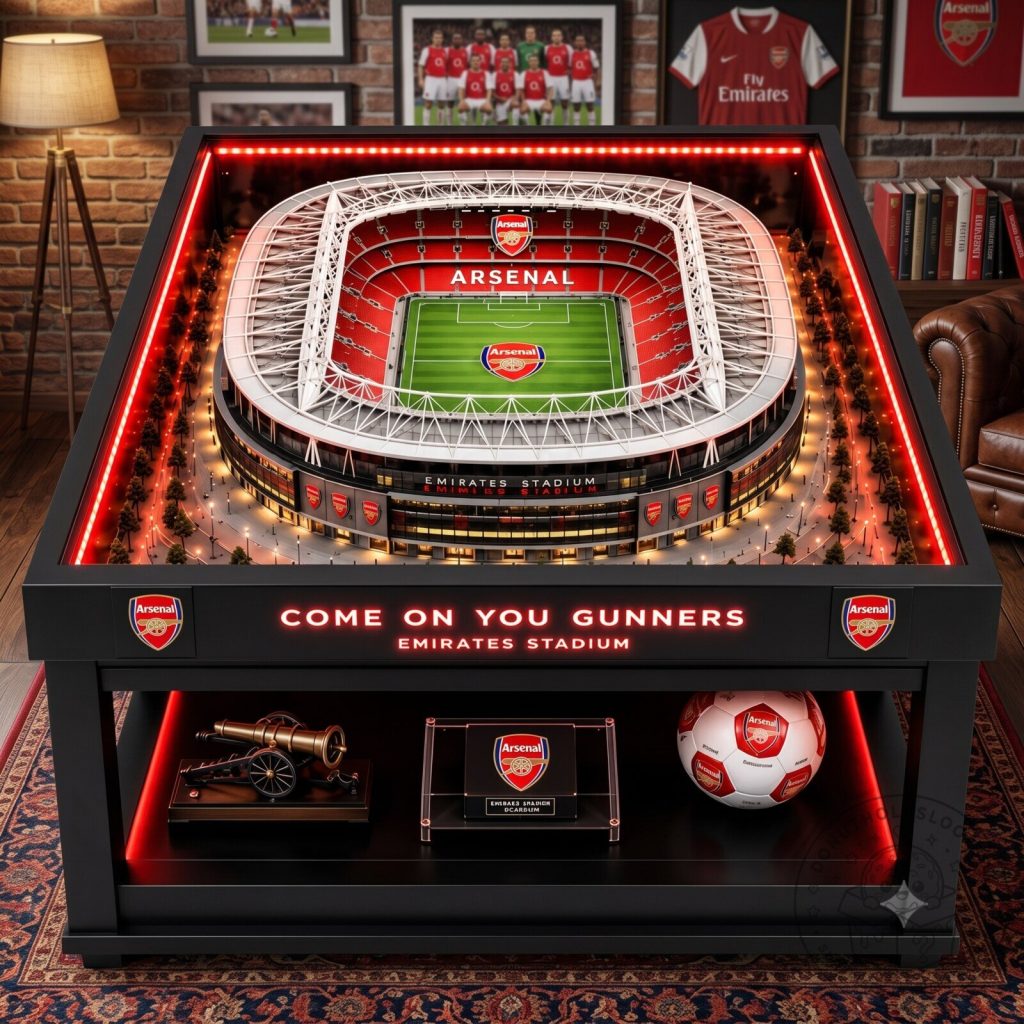 Arsenal Stadium Table Special Edition 2026 – Arsenal FC Gaming Coffee Table 2026