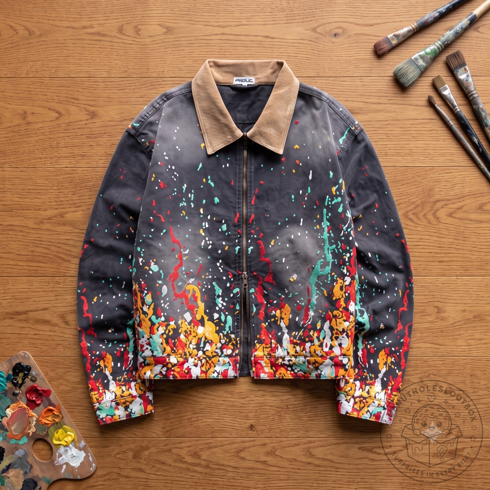 House of Errors Embroidered Paint Workwear Jacket 2026 Edition