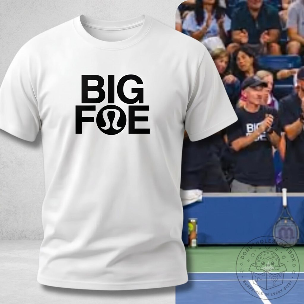 Frances Tiafoe’s team BIG FOE Lululemon Merch Reprinted Shirt Frances Tiafoe Team BIG FOE Lululemon Fan Reprinted Cotton Shirt