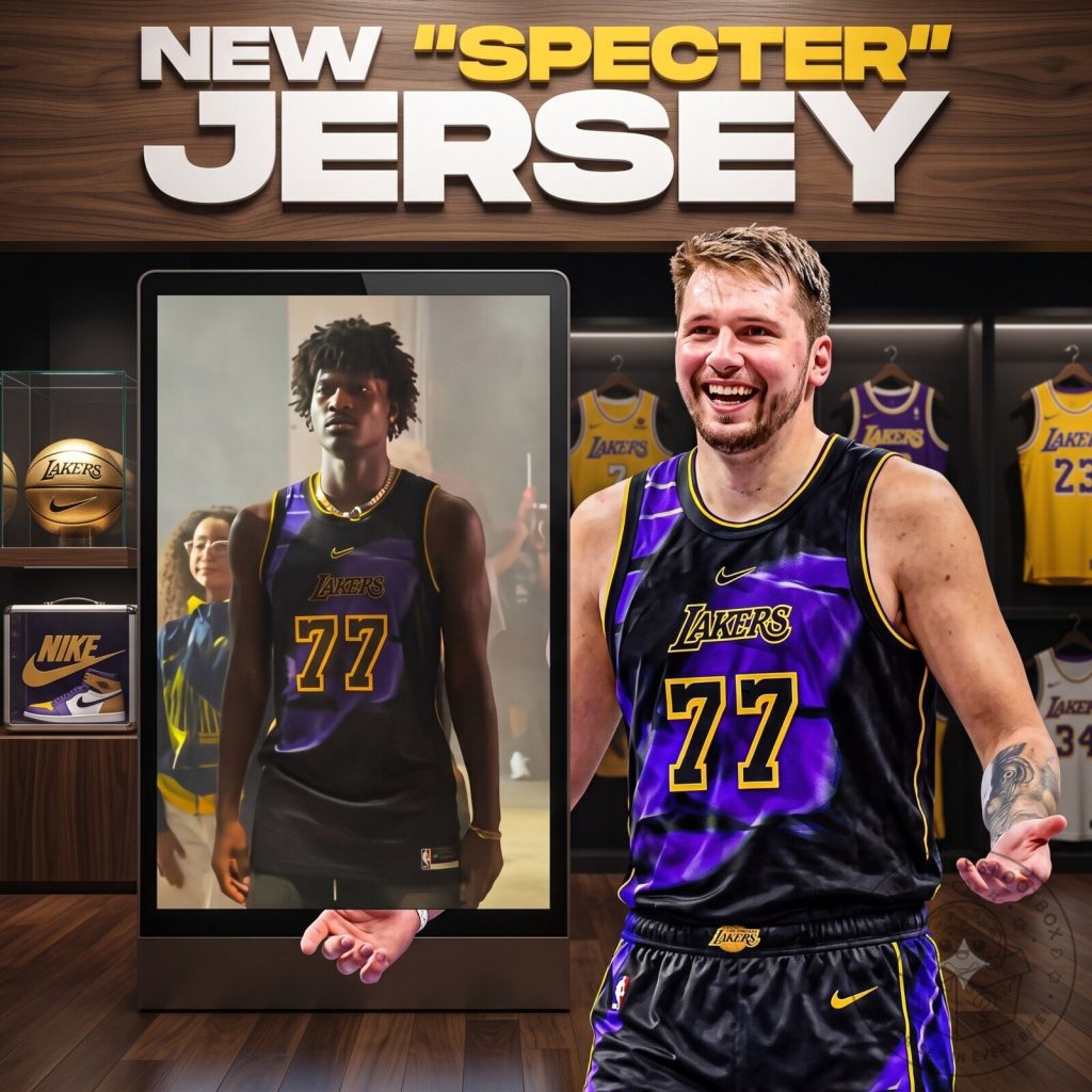 Nike Los Angeles Lakers Luka Doncic Specter Jersey Shirt Nike Los Angeles Lakers Luka Doncic Specter Jersey Shirt