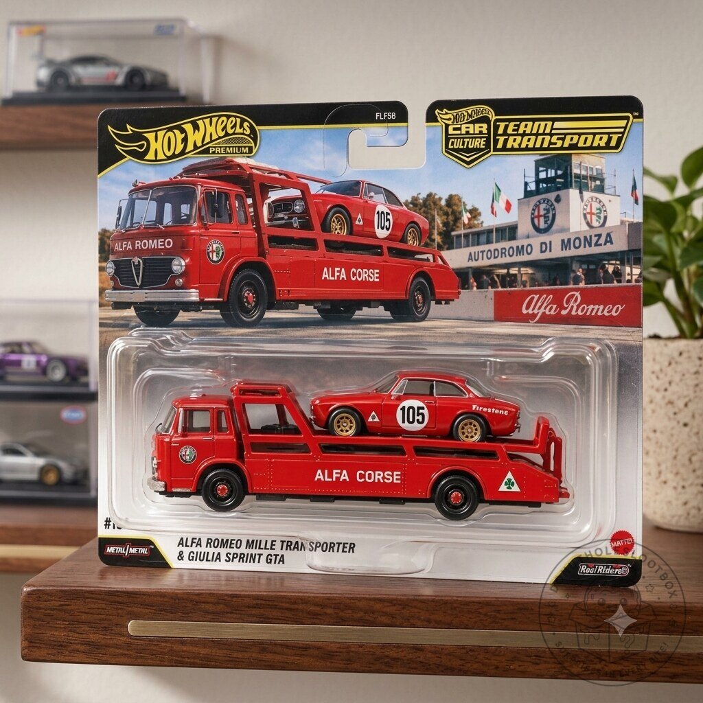 Hot Wheels Team Transport Alfa Romeo Giulia Sprint GTA – Mille Transporter