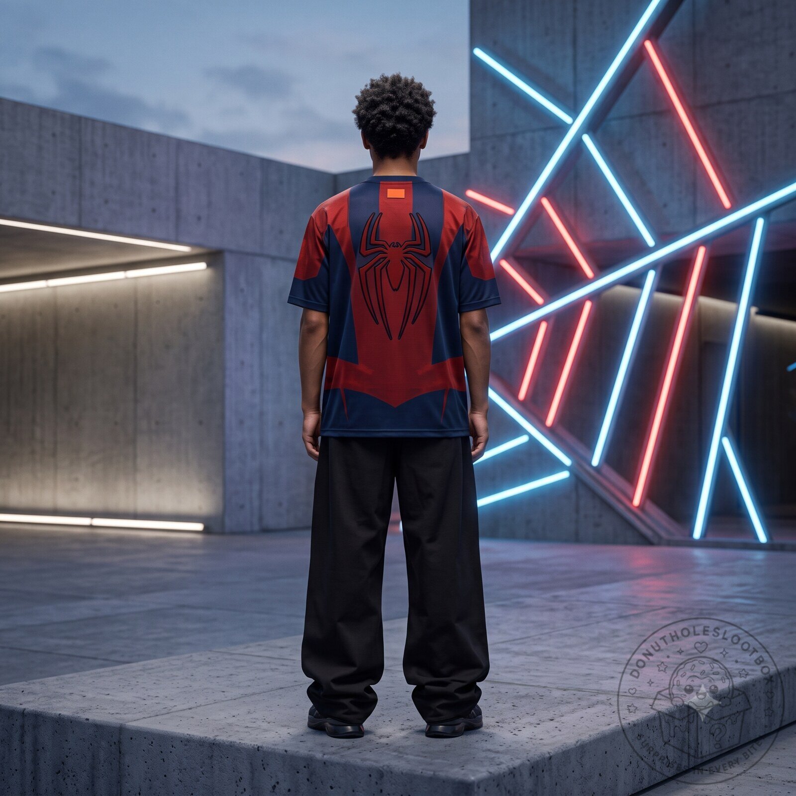 FC Barcelona Spider-Man Sweatshirt – Marvel Iron Spider Pullover 7 FC Barcelona Spider-Man Sweatshirt – Marvel Iron Spider Pullover