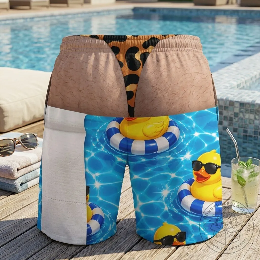 Funny Golf Shorts – Fake Underwear Whale Tail Novelty Shorts 4 Funny Golf Shorts – Fake Underwear Whale Tail Novelty Shorts