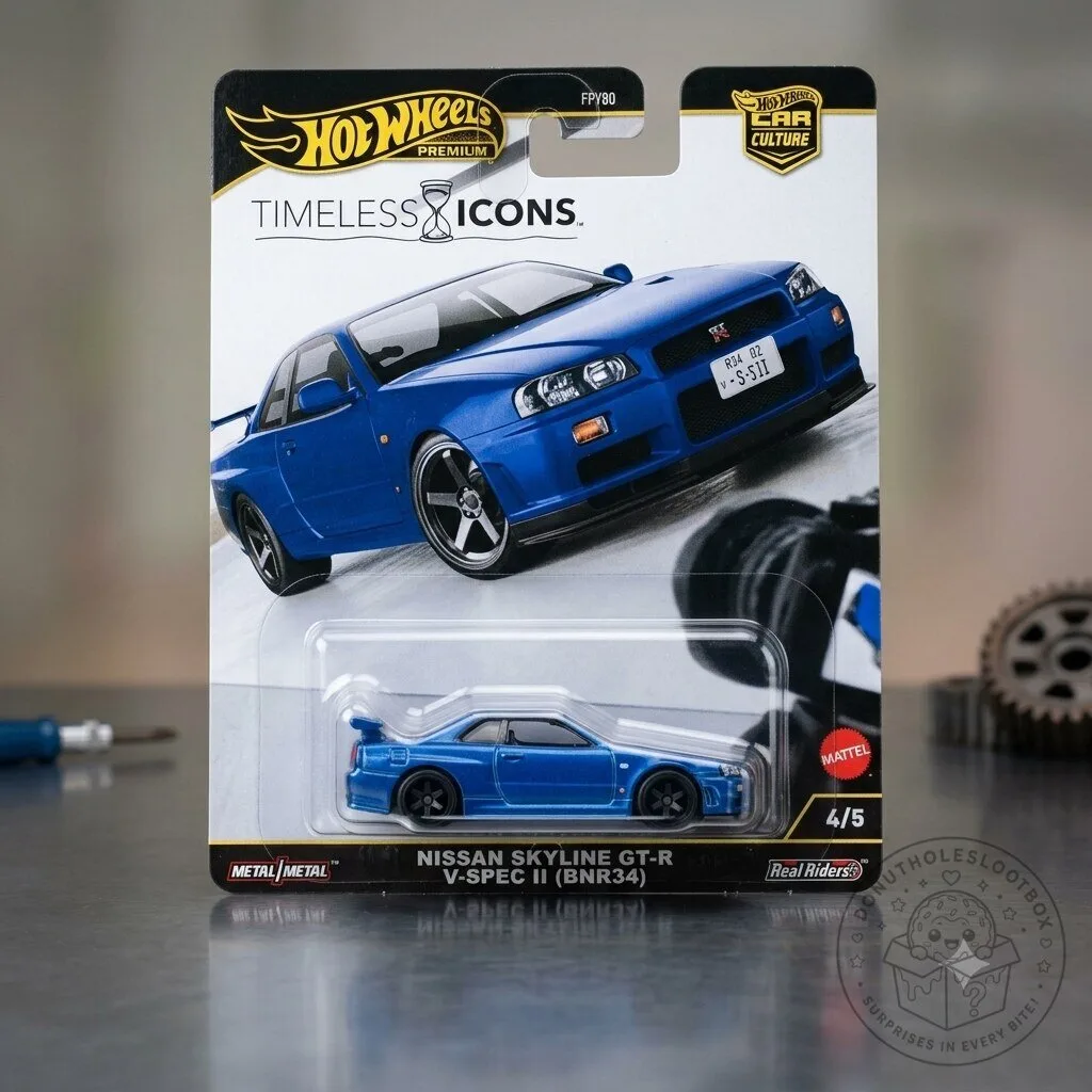 Hot Wheels Gengar Nissan Skyline GT-R V-Spec II – Premium Die-Cast Car 4 Hot Wheels Gengar Nissan Skyline GT-R V-Spec II – Premium Die-Cast Car