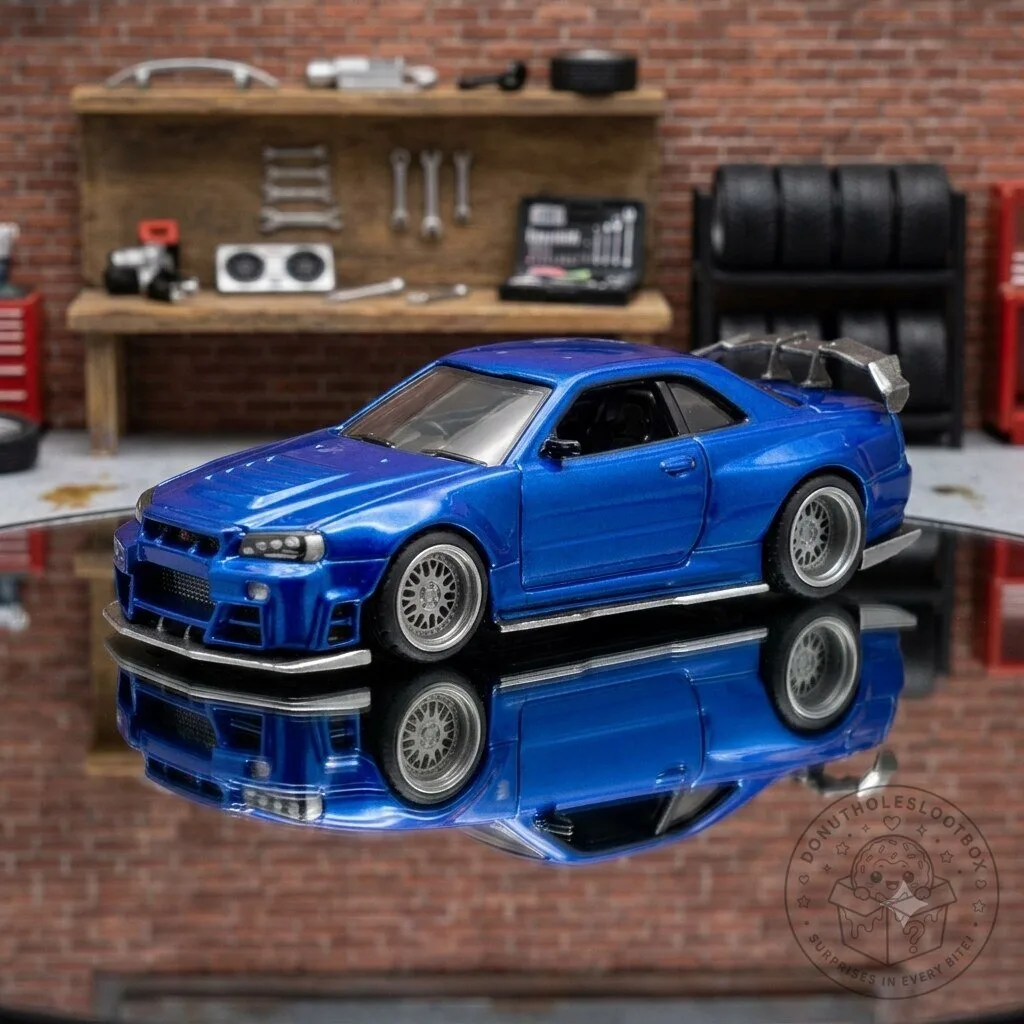 Hot Wheels Gengar Nissan Skyline GT-R V-Spec II – Premium Die-Cast Car 5 Hot Wheels Gengar Nissan Skyline GT-R V-Spec II – Premium Die-Cast Car