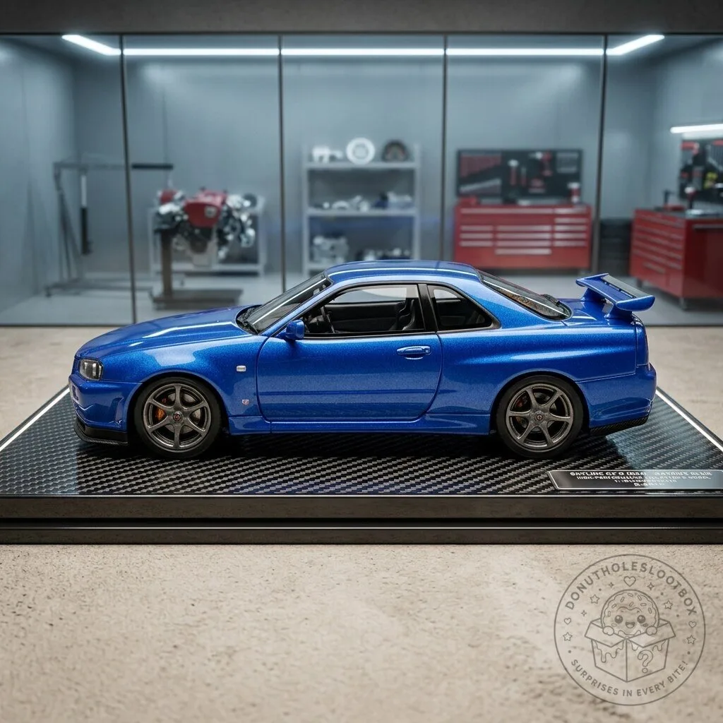 Hot Wheels Gengar Nissan Skyline GT-R V-Spec II – Premium Die-Cast Car 6 Hot Wheels Gengar Nissan Skyline GT-R V-Spec II – Premium Die-Cast Car