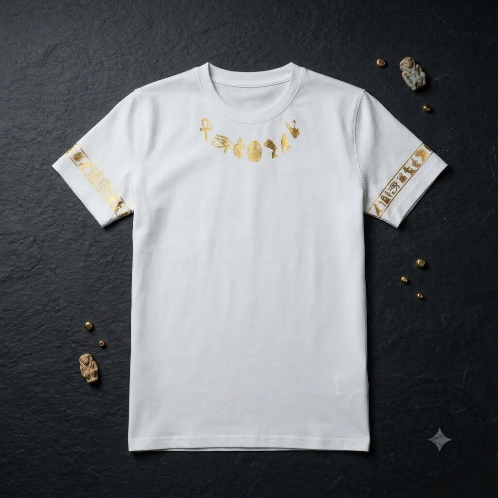 Egyptian Pharaoh T-Shirt – Ancient Egypt Gold Black Graphic Tee
