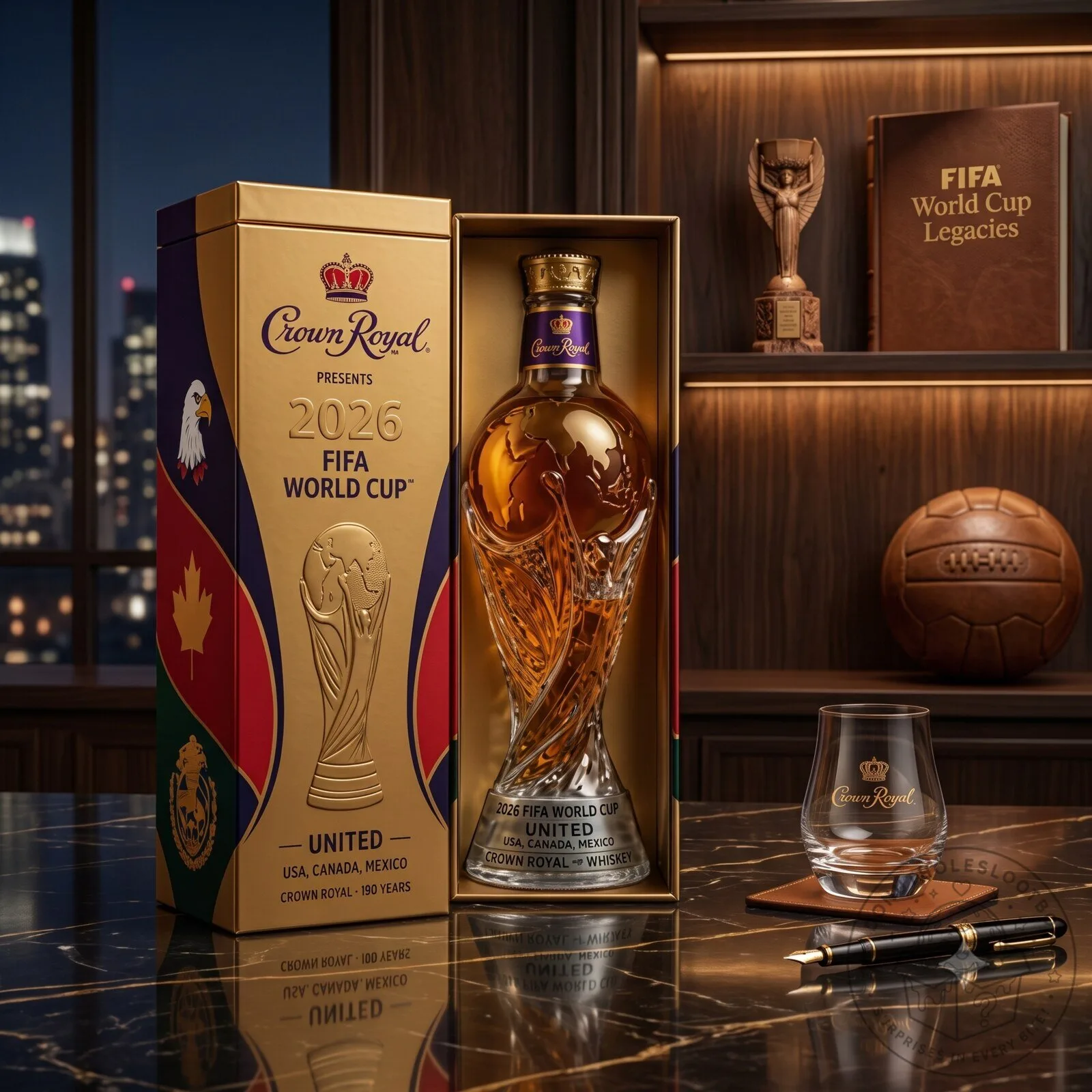 FIFA World Cup 2026 Trophy Whiskey Decanter – Special Edition