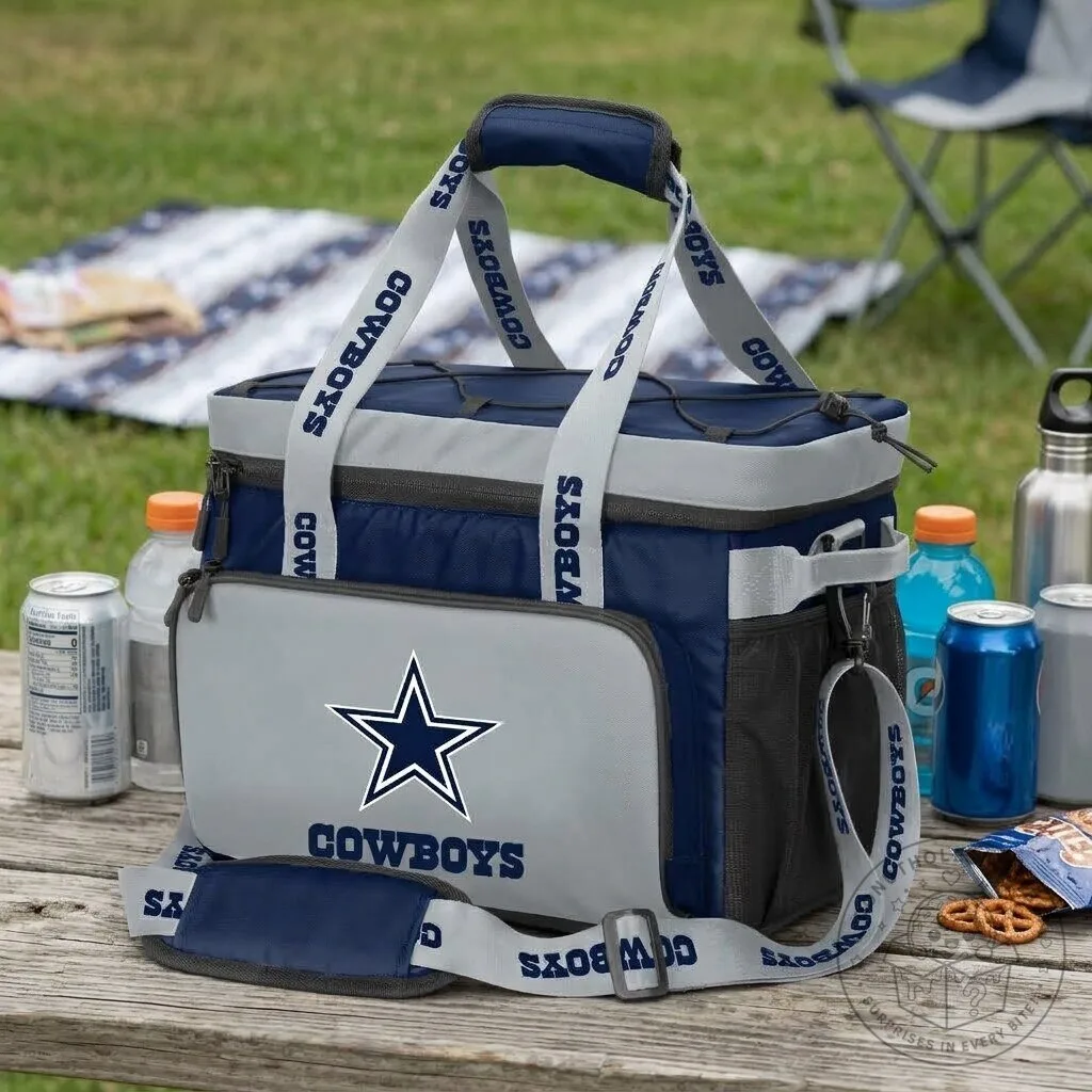 Dallas Cowboys Football Helmet Cooler – Rolling Tailgate Cooler