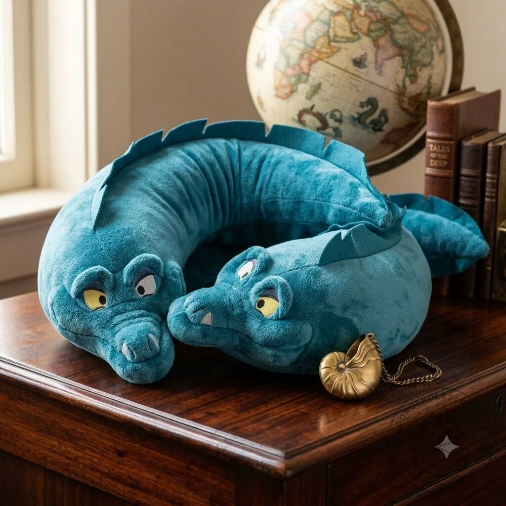 Disney Flotsam & Jetsam 2-Way Neck Pillow – The Little Mermaid Travel Pillow