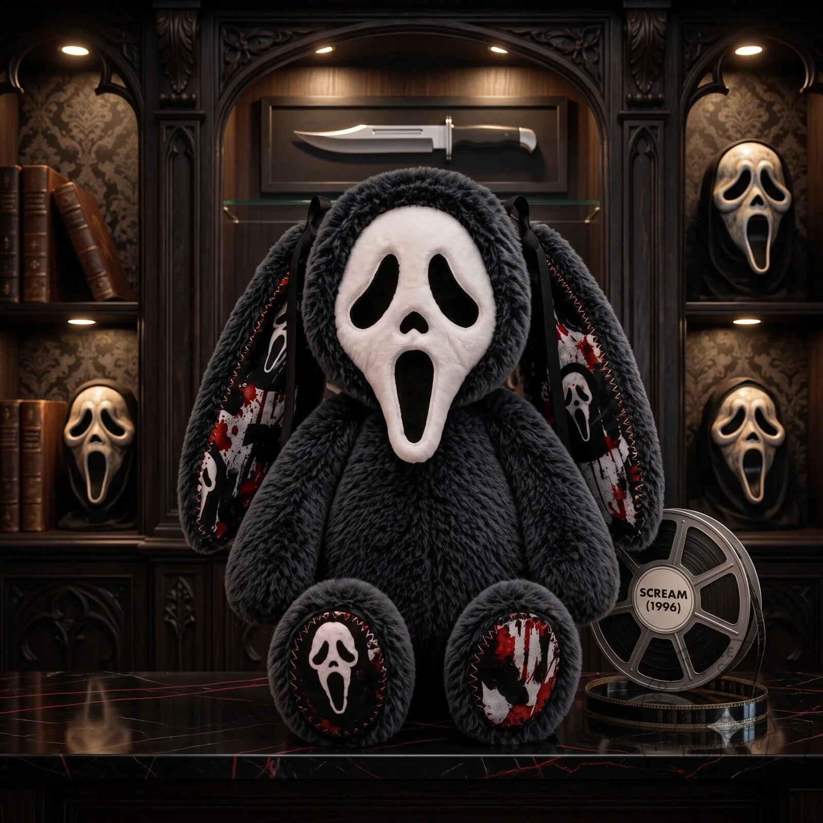 Scream Ghostface Jellycat Plush Toy Halloween 5 Scream Ghostface Jellycat Plush Toy Halloween