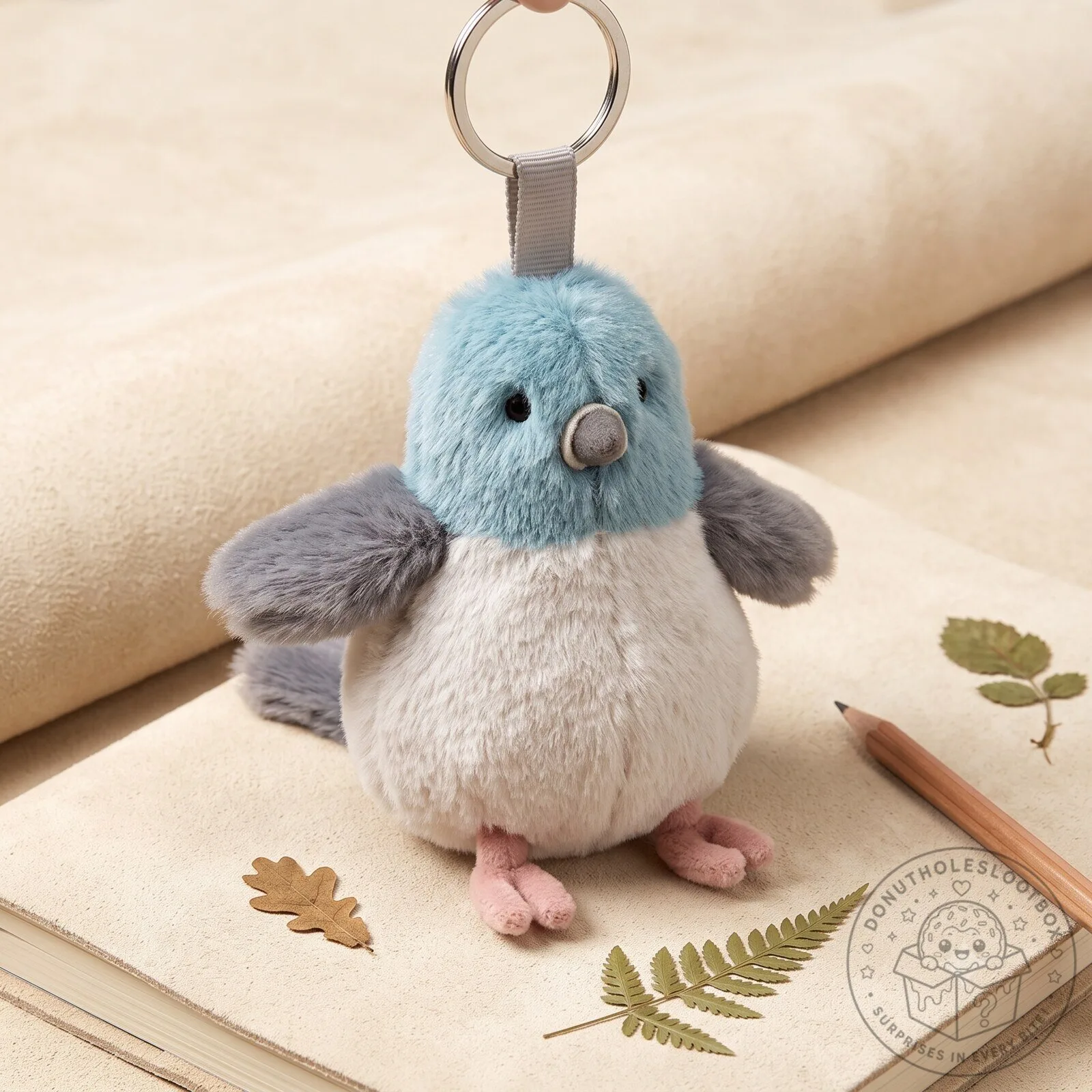 Jellycat Strutton Pigeon Bag Charm Keychain 2026 7 Jellycat Strutton Pigeon Bag Charm Keychain 2026