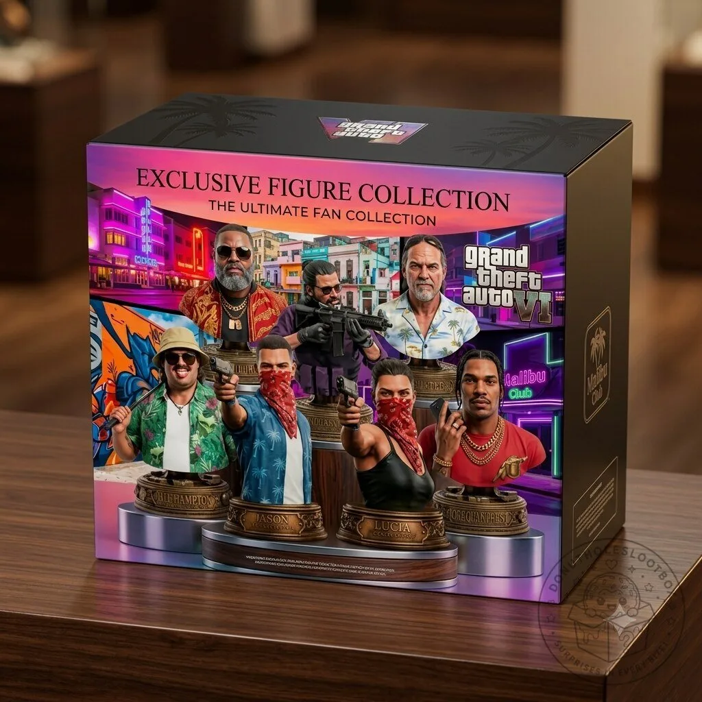 GTA Complete Protagonist Action Figure Collection Ultimate Collector Edition All 7 Characters