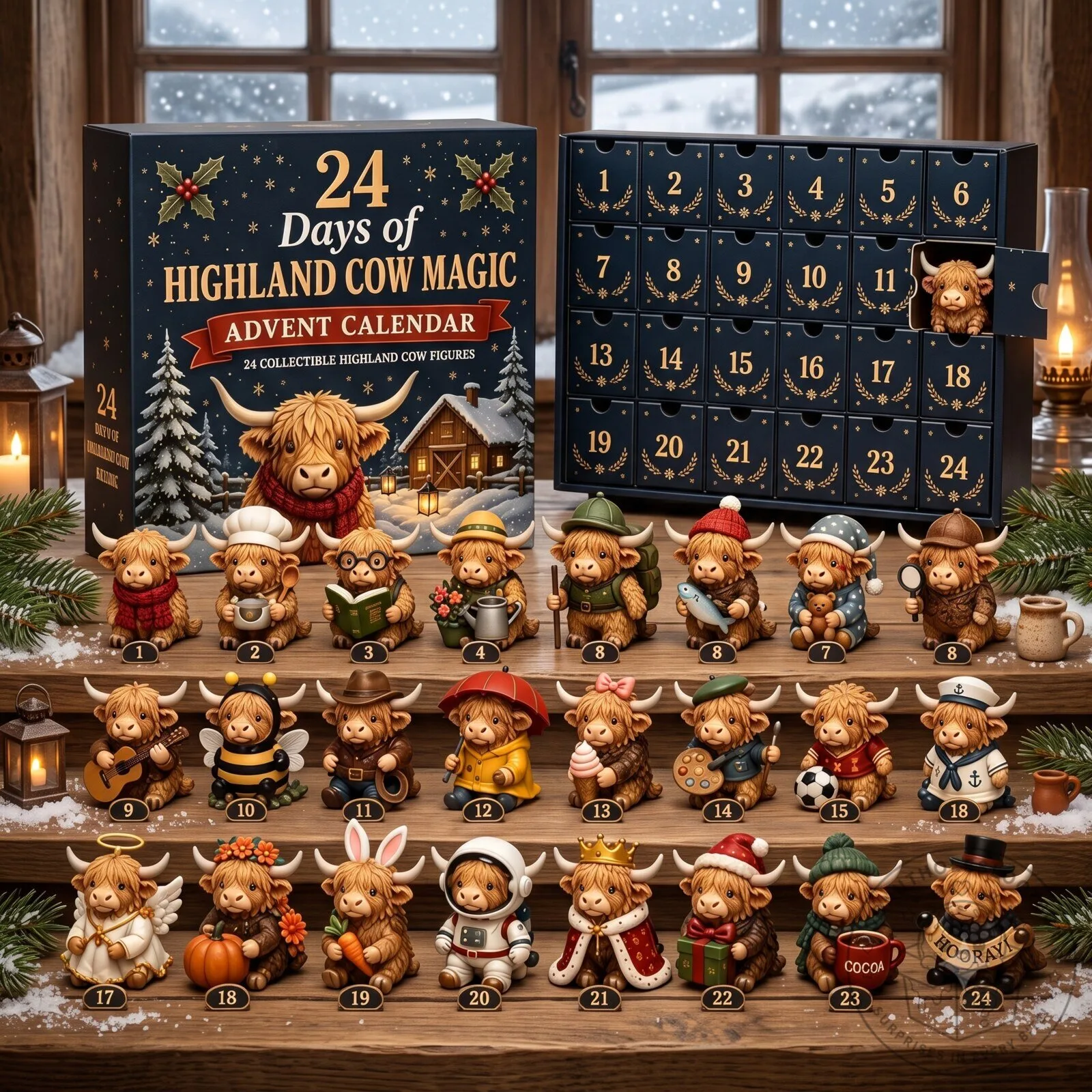 24 Days Of Highland Cow Magic Advent Calendar 5 24 Days Of Highland Cow Magic Advent Calendar
