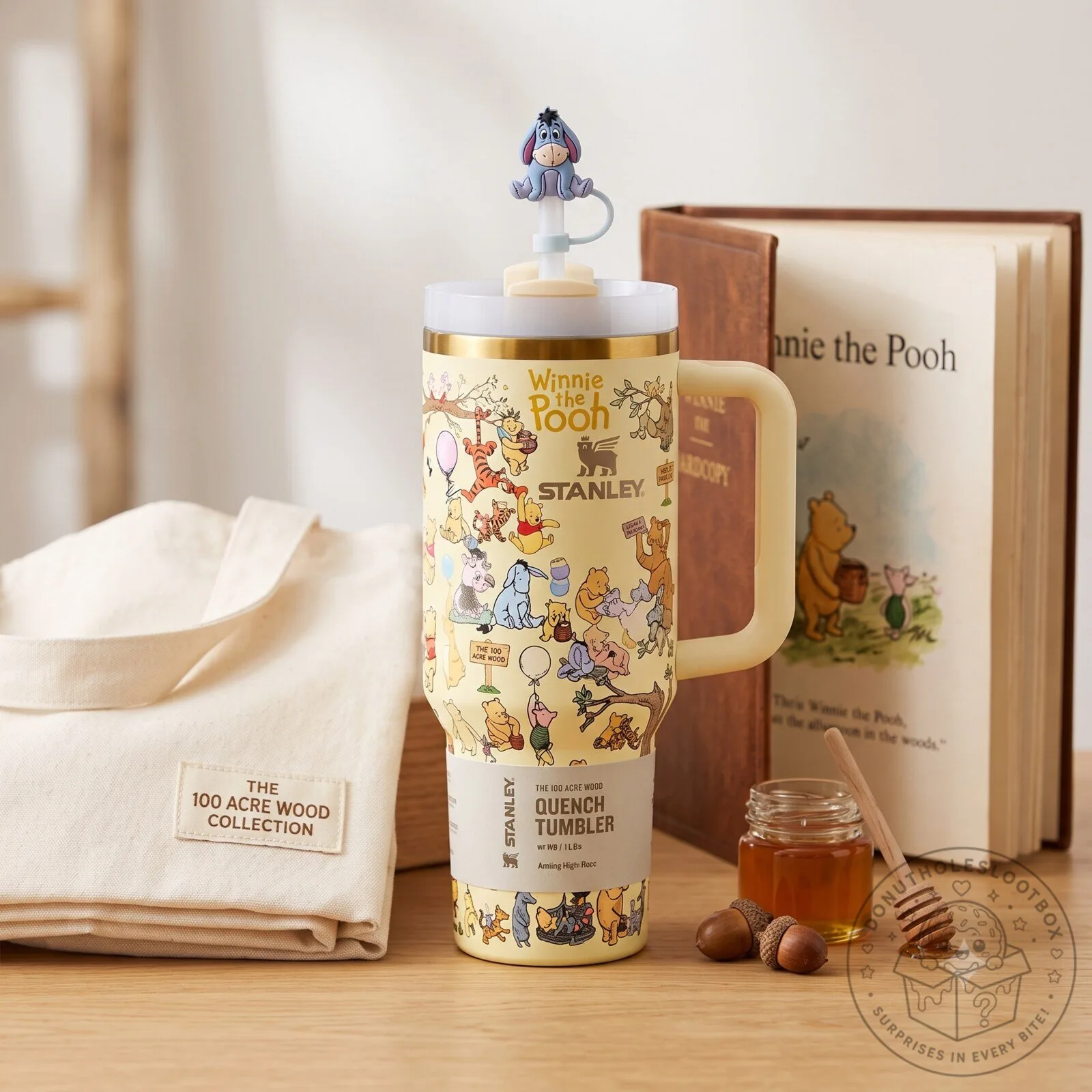 Winnie The Pooh 100th Anniversary Stanley Tumbler With Straw And Handle