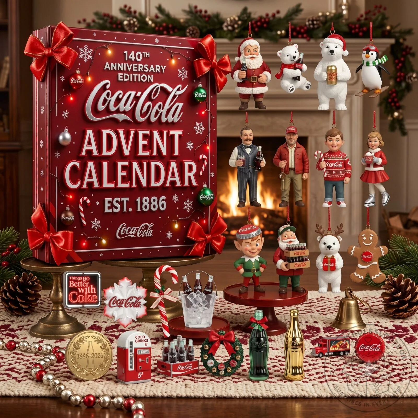 Coca-Cola 140th Anniversary Advent Calendar Special Edition