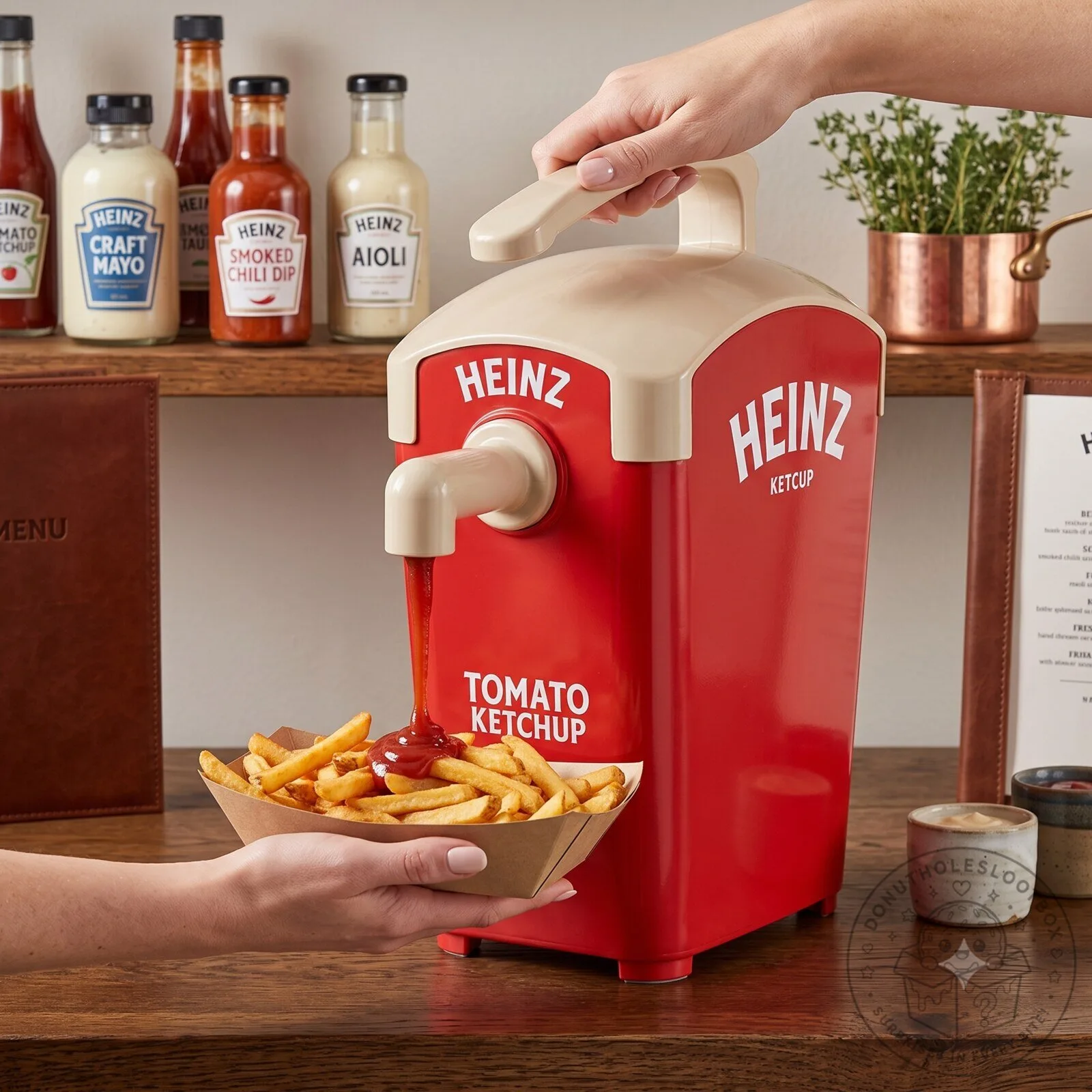 Heinz Kirkchup Novelty Ketchup Dispenser Decanter