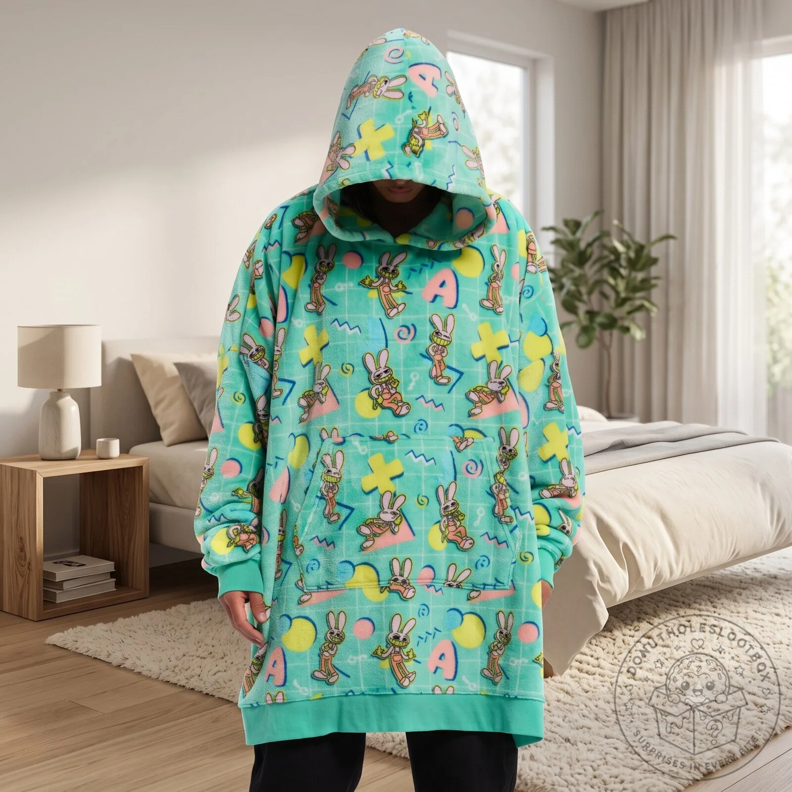 The Amazing Digital Circus Jax Halloween Costume Aop Hoodie Jumpsuit