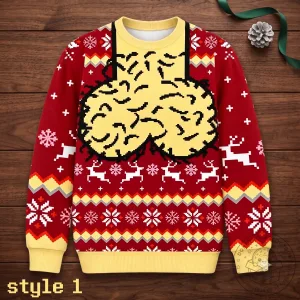 Funny Men’s Jingle Balls Ugly Christmas Sweater 4 Gemini Generated Image ix4alrix4alrix4a
