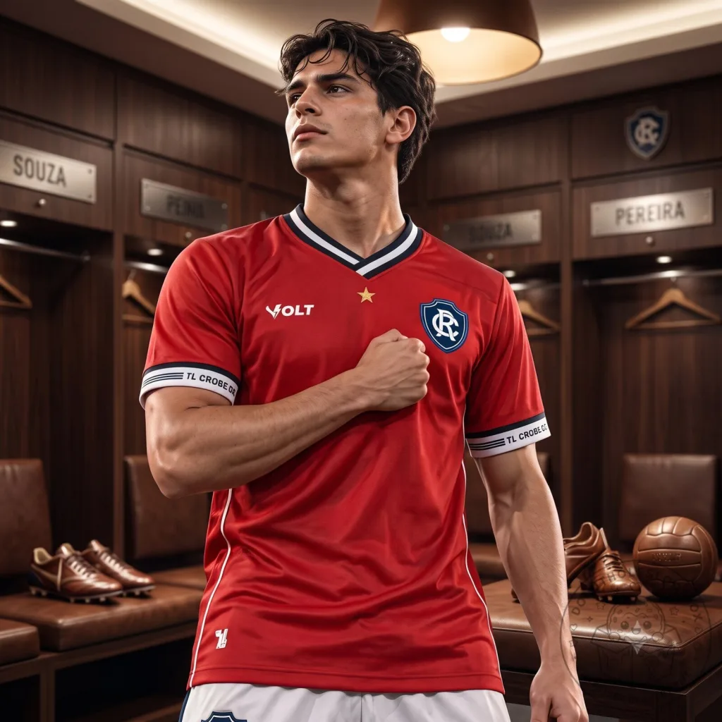 Clube Do Remo O Orgulho Do Norte Red Soccer Jersey Clube Do Remo O Orgulho Do Norte Red Soccer Jersey