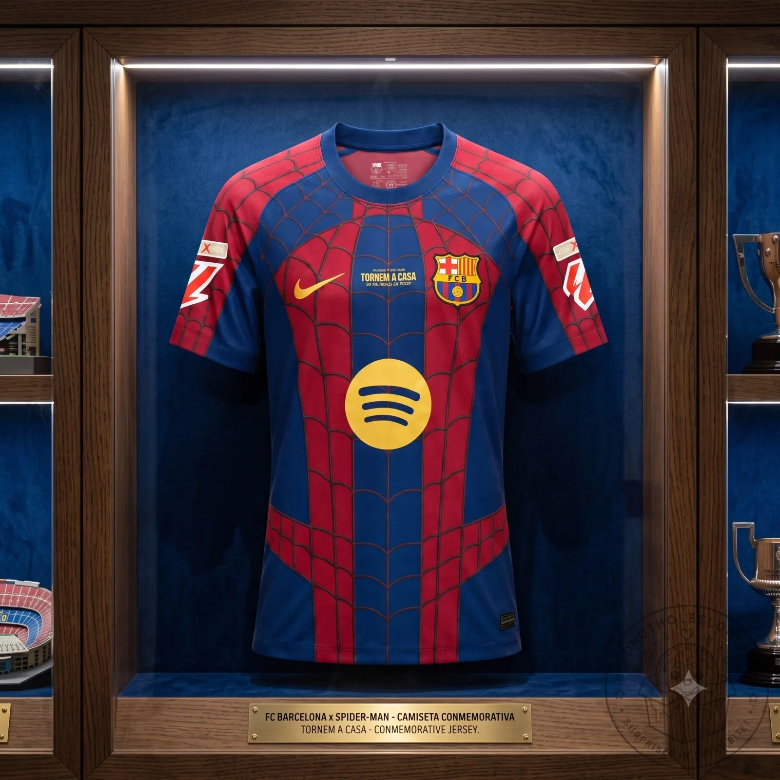 Barca x Spider-Man Special Edition 2026 Football Jersey 6 Barca x Spider-Man Special Edition 2026 Football Jersey