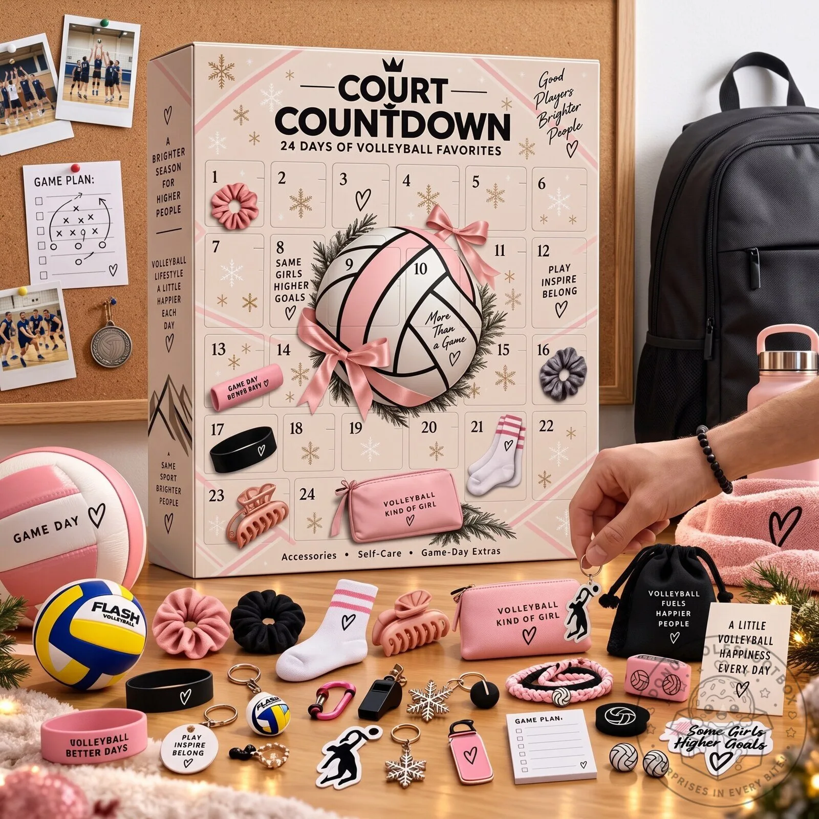 Volleyball Girl Court Countdown Advent Calendar 2026 Limited Edition