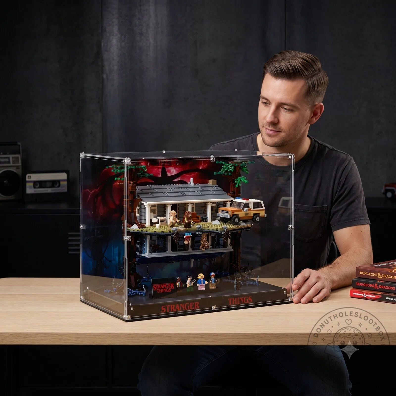 Acrylic Display case For LEGO ICONS Stranger Things 75810 The Upside Down Super Ultra-high Translucent Acrylic 4 Acrylic Display case For LEGO ICONS Stranger Things 75810 The Upside Down Super Ultra-high Translucent Acrylic