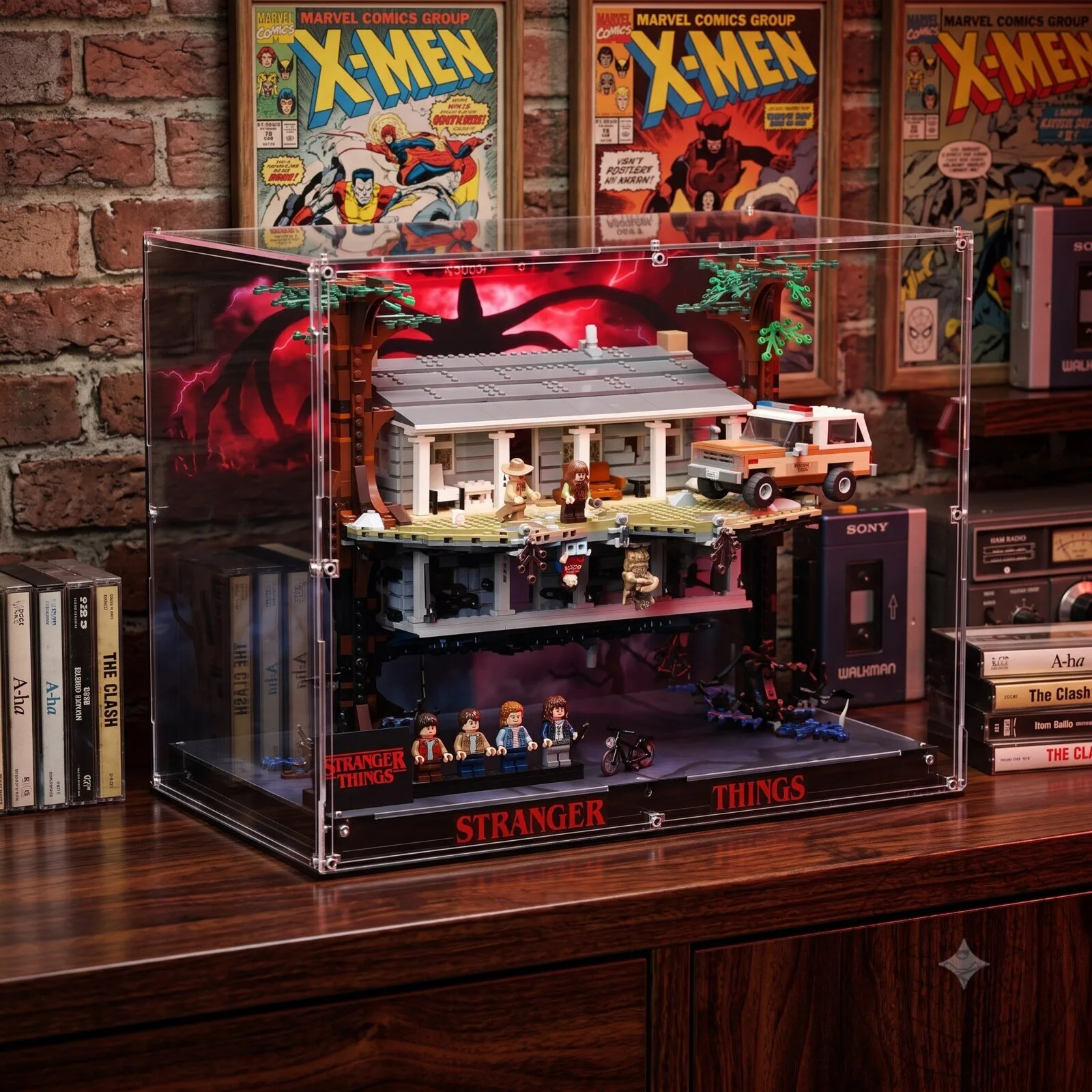 Acrylic Display case For LEGO ICONS Stranger Things 75810 The Upside Down Super Ultra-high Translucent Acrylic 5 Acrylic Display case For LEGO ICONS Stranger Things 75810 The Upside Down Super Ultra-high Translucent Acrylic