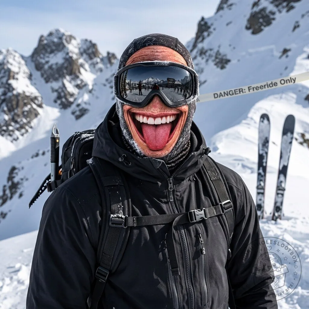 Chompers Smiley Slopes Ski Mask