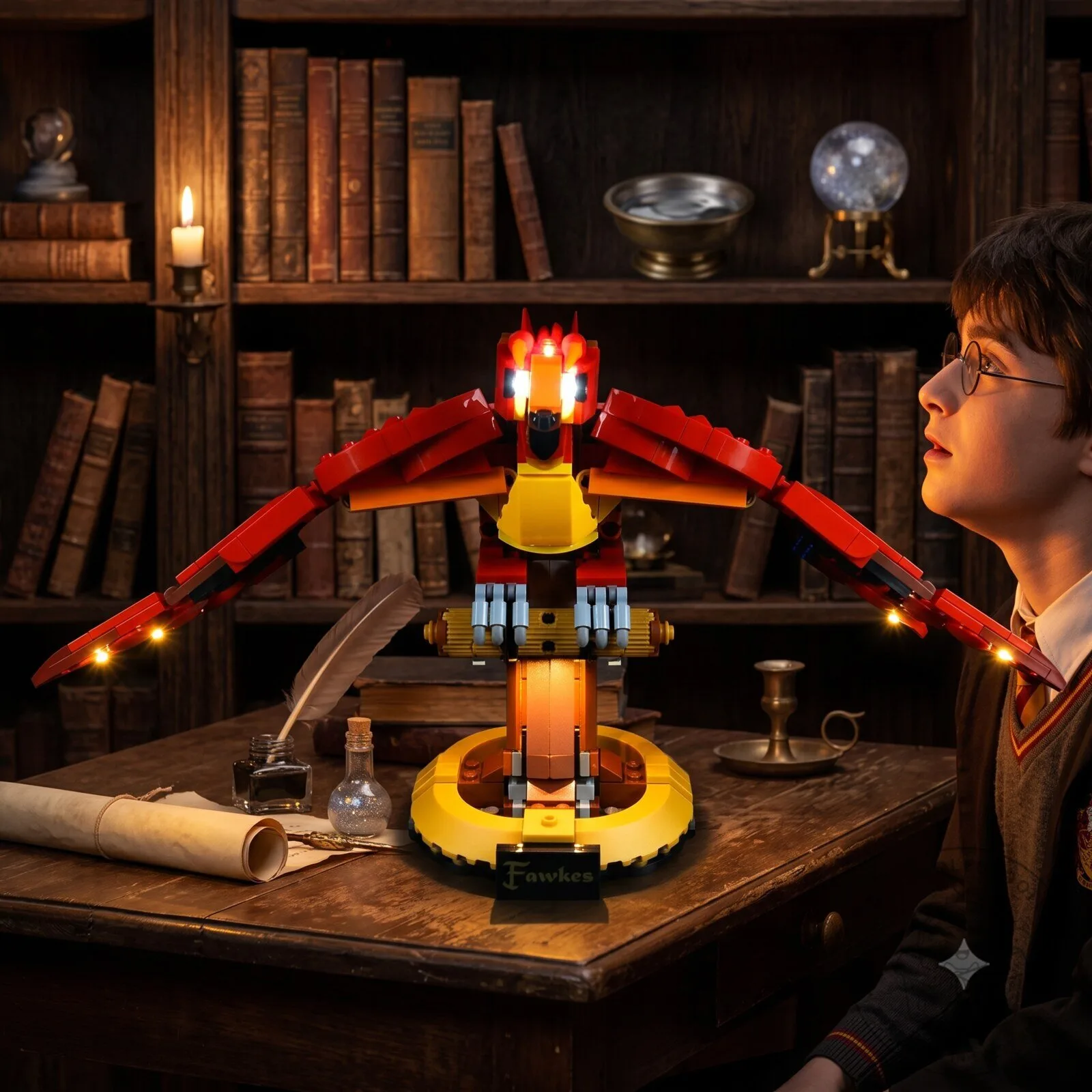Harry Potter Albus Dumbledore Phoenix Night Light