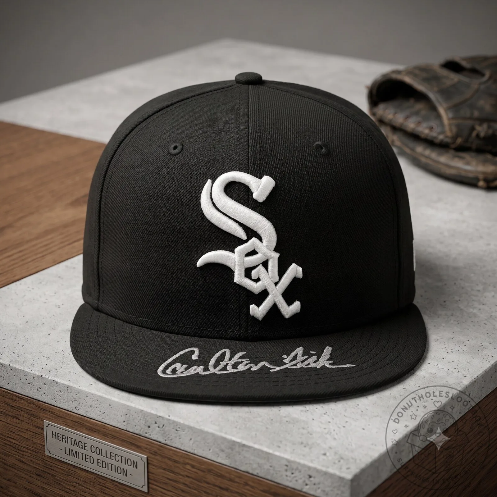 Carlton Fisk Chicago White Sox Autographed Fanatics Authentic Black New Era Cap