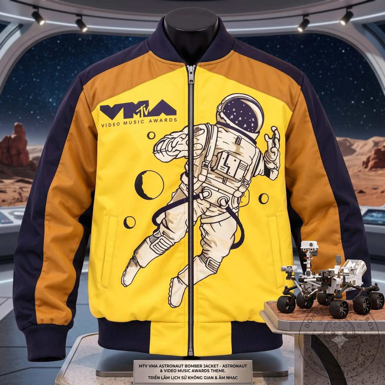 Snoop Dogg VMA MTV Music Awards Astronaut Yellow Space Bomber Jacket 4 Snoop Dogg VMA MTV Music Awards Astronaut Yellow Space Bomber Jacket