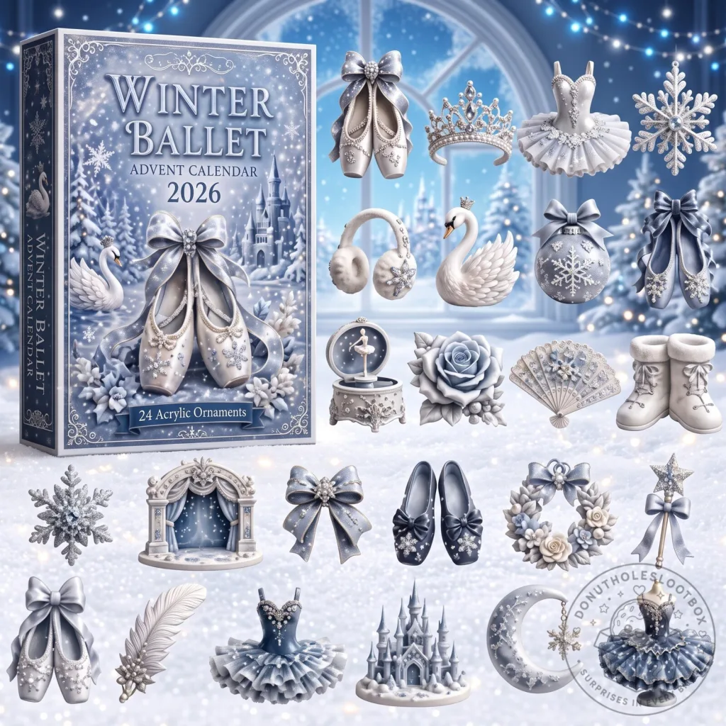 Ballet Lover Advent Calendar 2026 – 24 Acrylic Ornaments Ballet Lover Advent Calendar 2026 – 24 Acrylic Ornaments