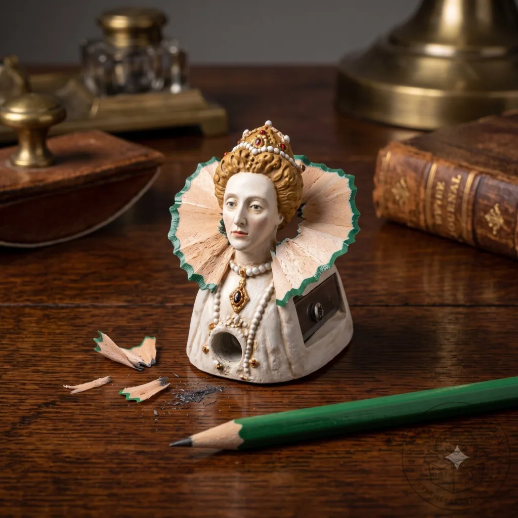 Queen Elizabeth I Bust Pencil Sharpener Queen Elizabeth I Bust Pencil Sharpener