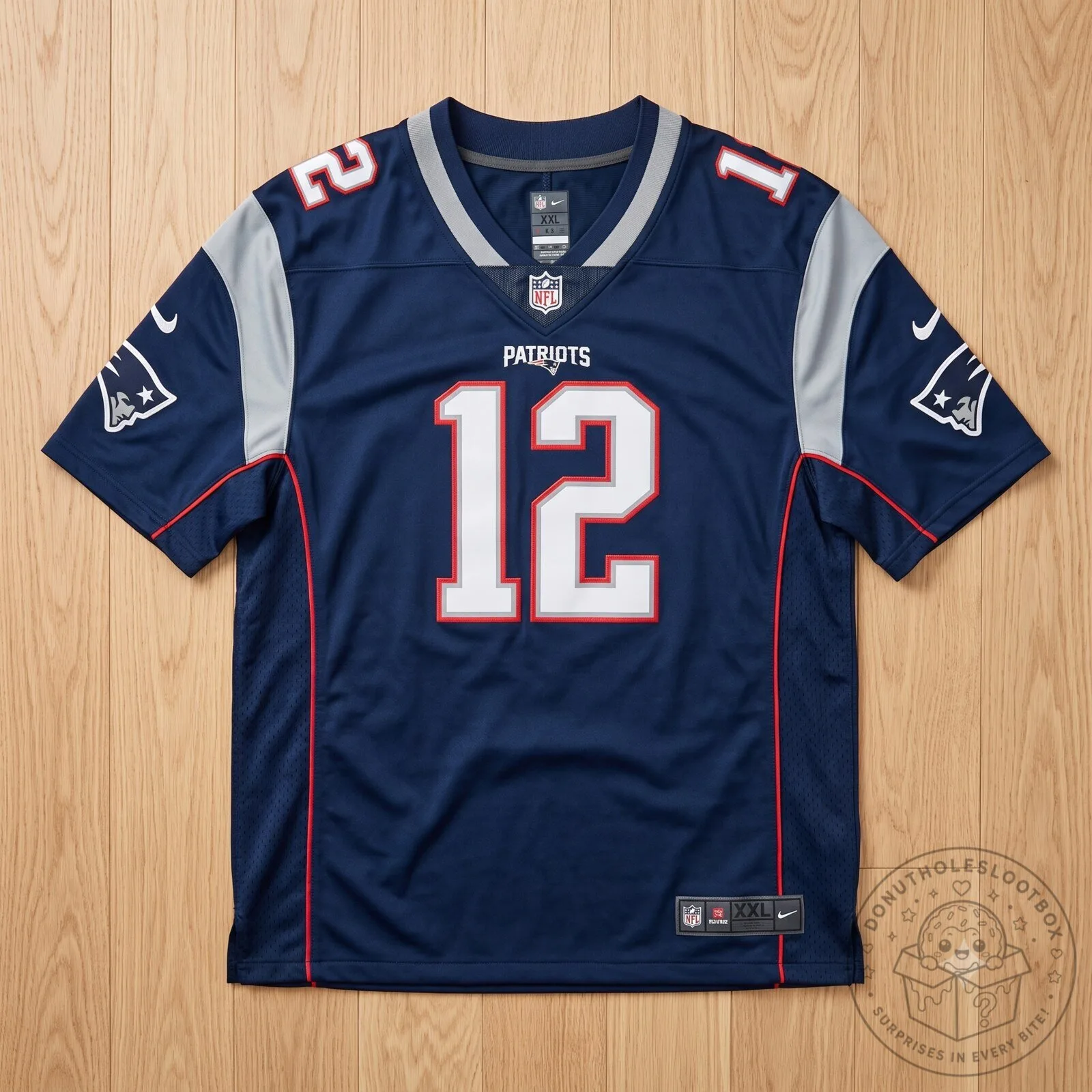 Tom Brady New England Patriots 2007 China Bowl 12 Football Jersey