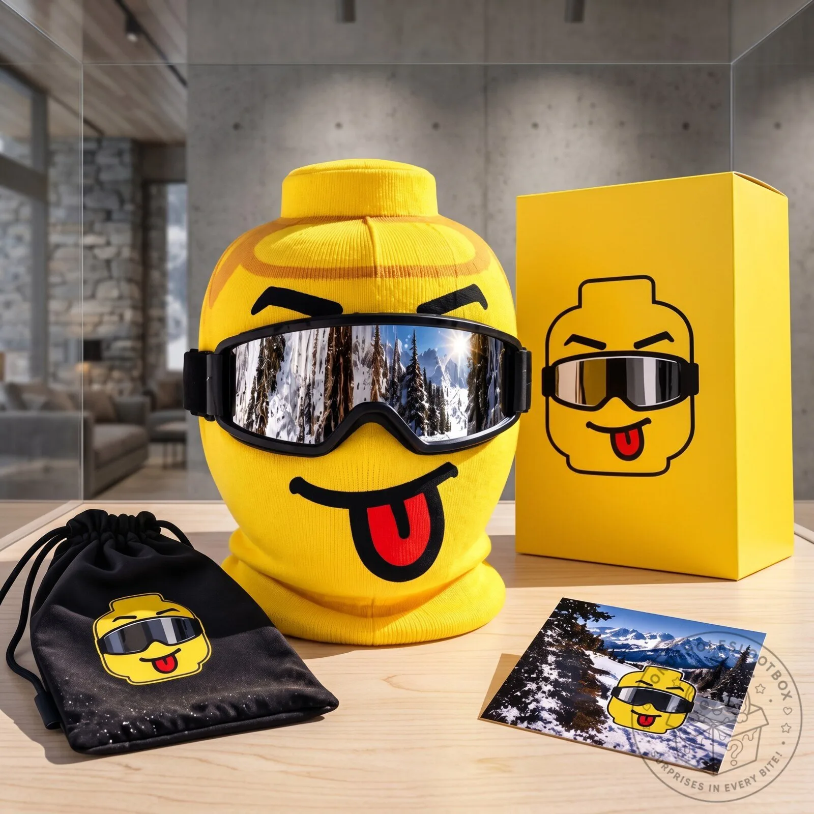 LEGO Head Ski Mask Balaclava Funny Winter Face Mask for Skiers and Snowboarders 5 LEGO Head Ski Mask Balaclava Funny Winter Face Mask for Skiers and Snowboarders