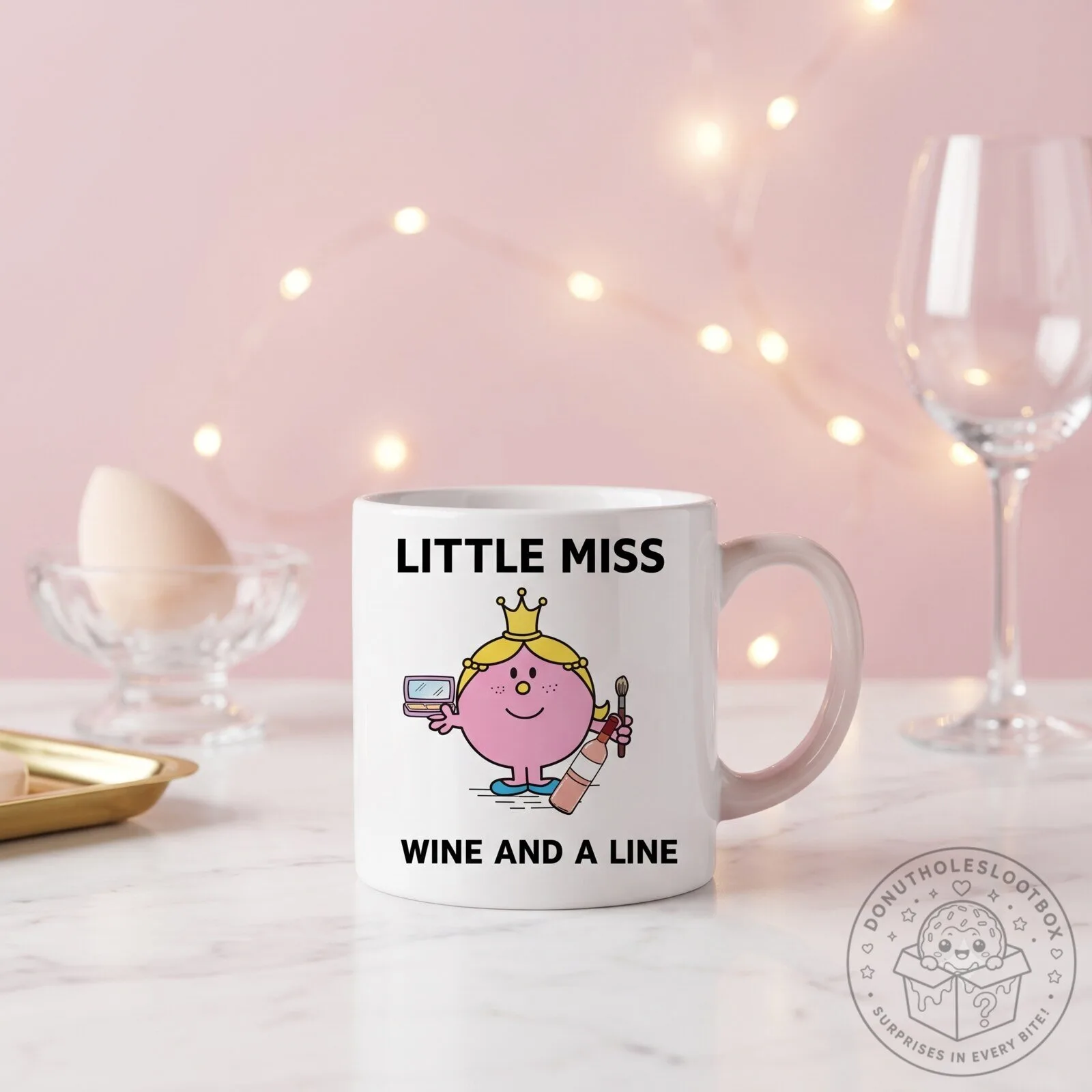 Little Miss Wine and a Line Mug Funny Novelty Coffee Cup 7 Little Miss Wine and a Line Mug Funny Novelty Coffee Cup