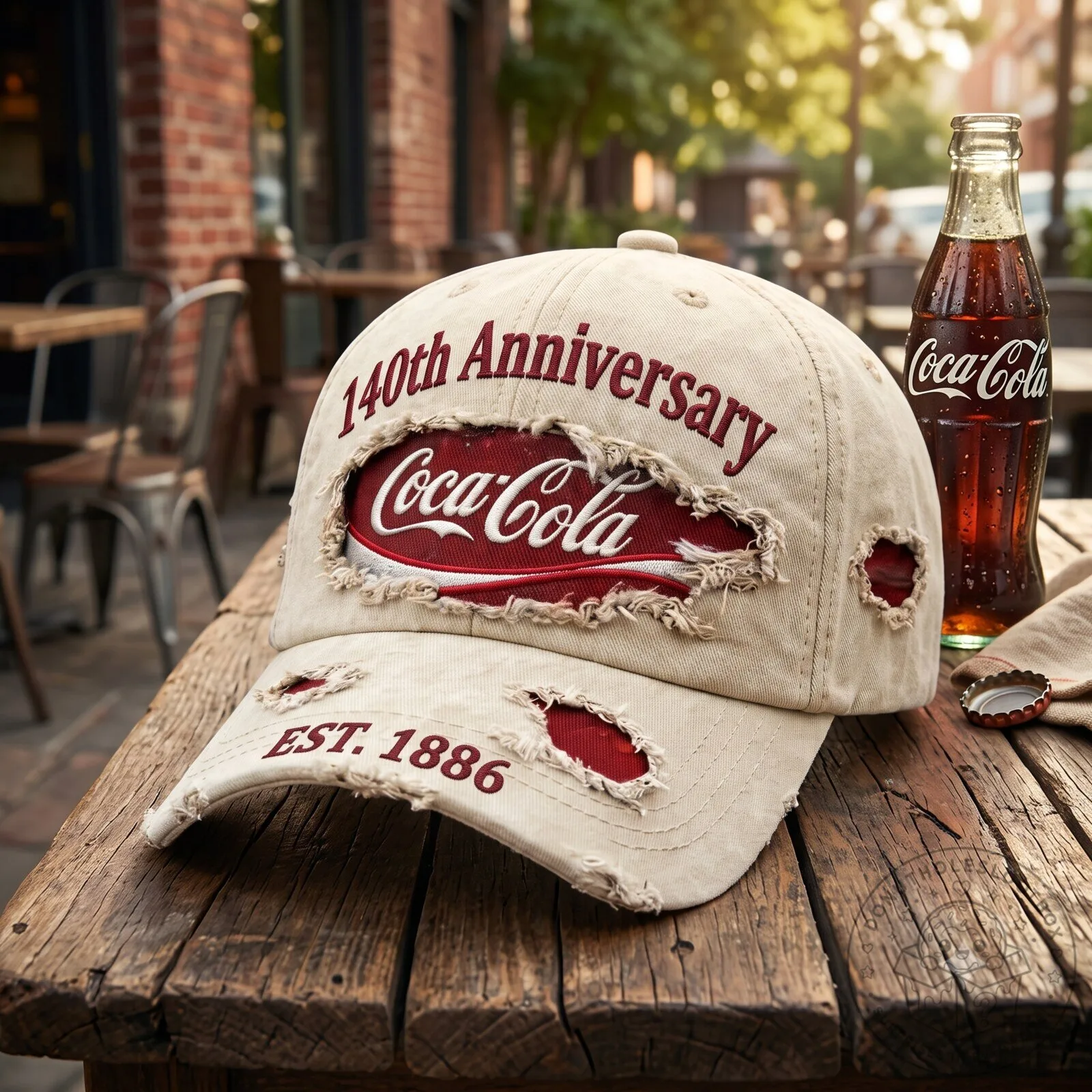 Coca Cola 140Th Anniversary Cap