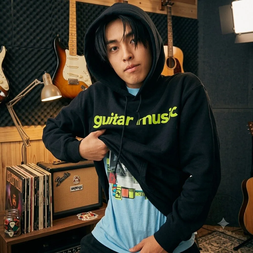 Cortis Keonho Dominic Fike Guitar Music Hoodie