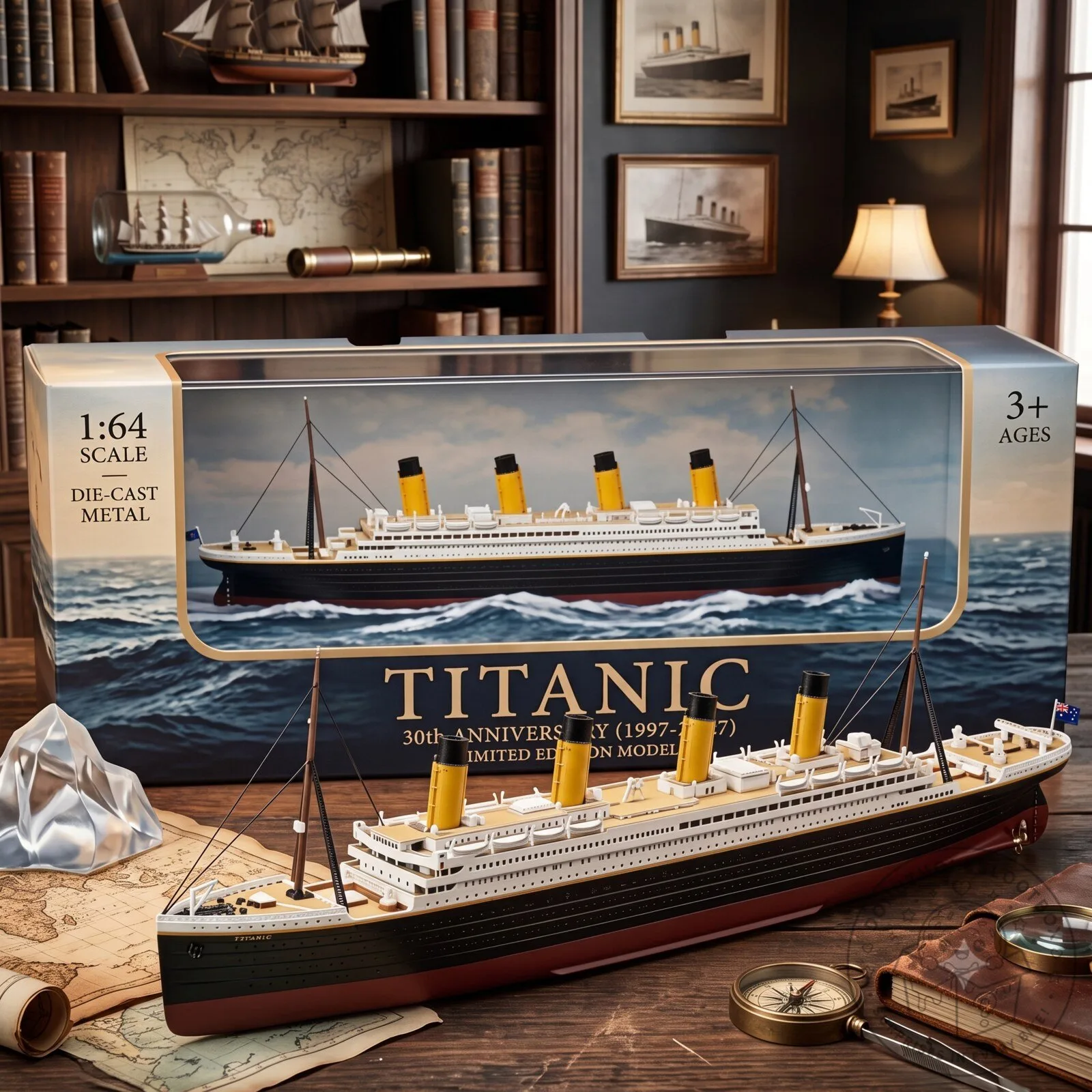 Titanic 30th Anniversary 1997-2027 Ship Model Hot Wheels