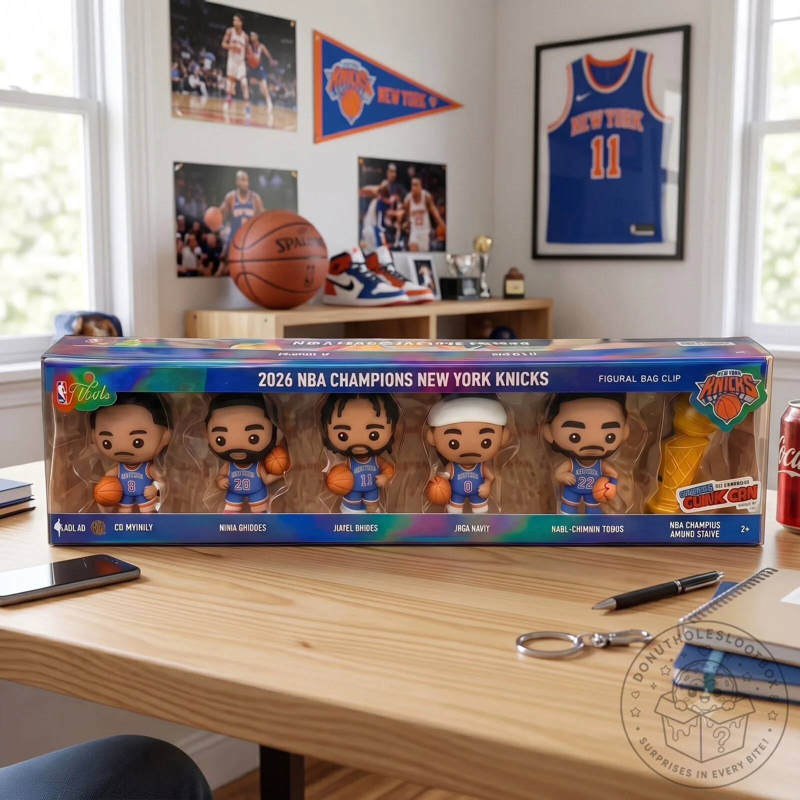 2026 NBA Champions New York Knicks Figural Set