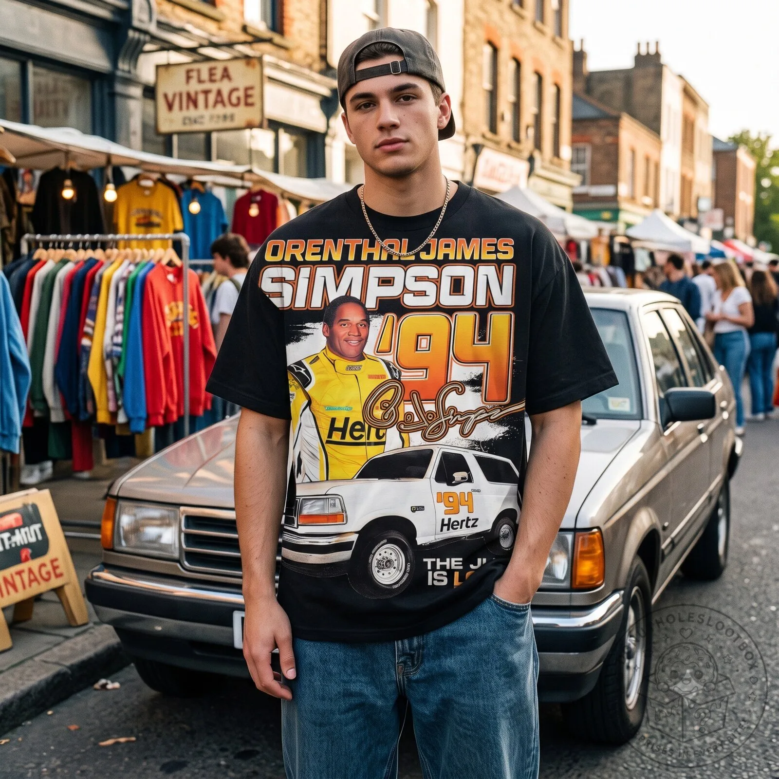 Orenthal James Simpson 94 Graphic Tee Vintage Retro Apparel