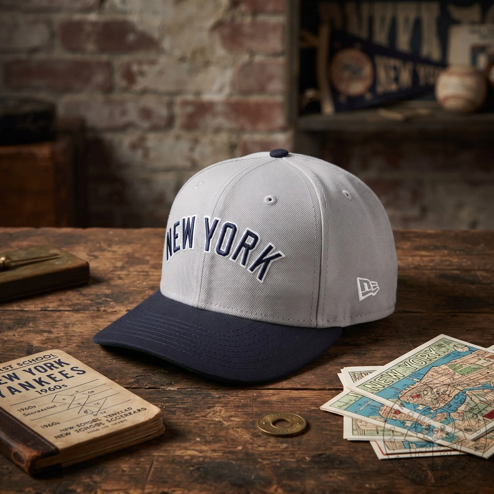 New York Yankees 1998 WS Script 9Fifty A Frame Snapback Hat