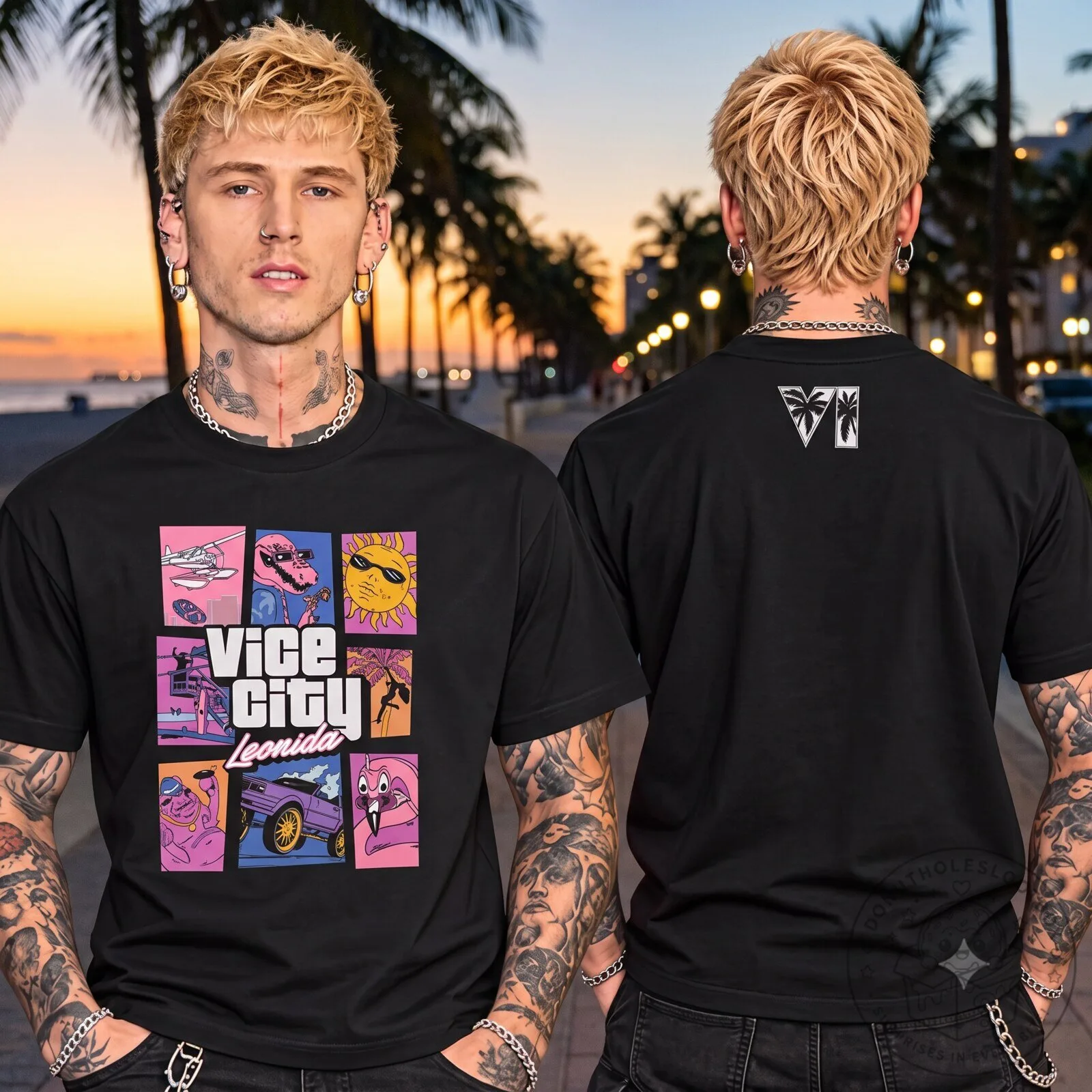 2026 Merch Vice City Leonida Grand Theft Auto VI Goodtime State Tee