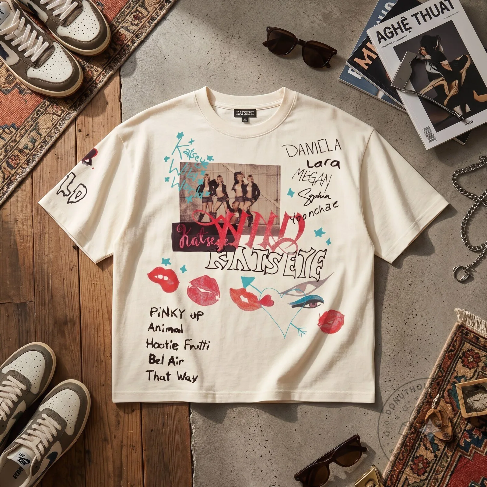 WILDWORLD Ivory Routing T-Shirt 5 WILDWORLD Ivory Routing T-Shirt