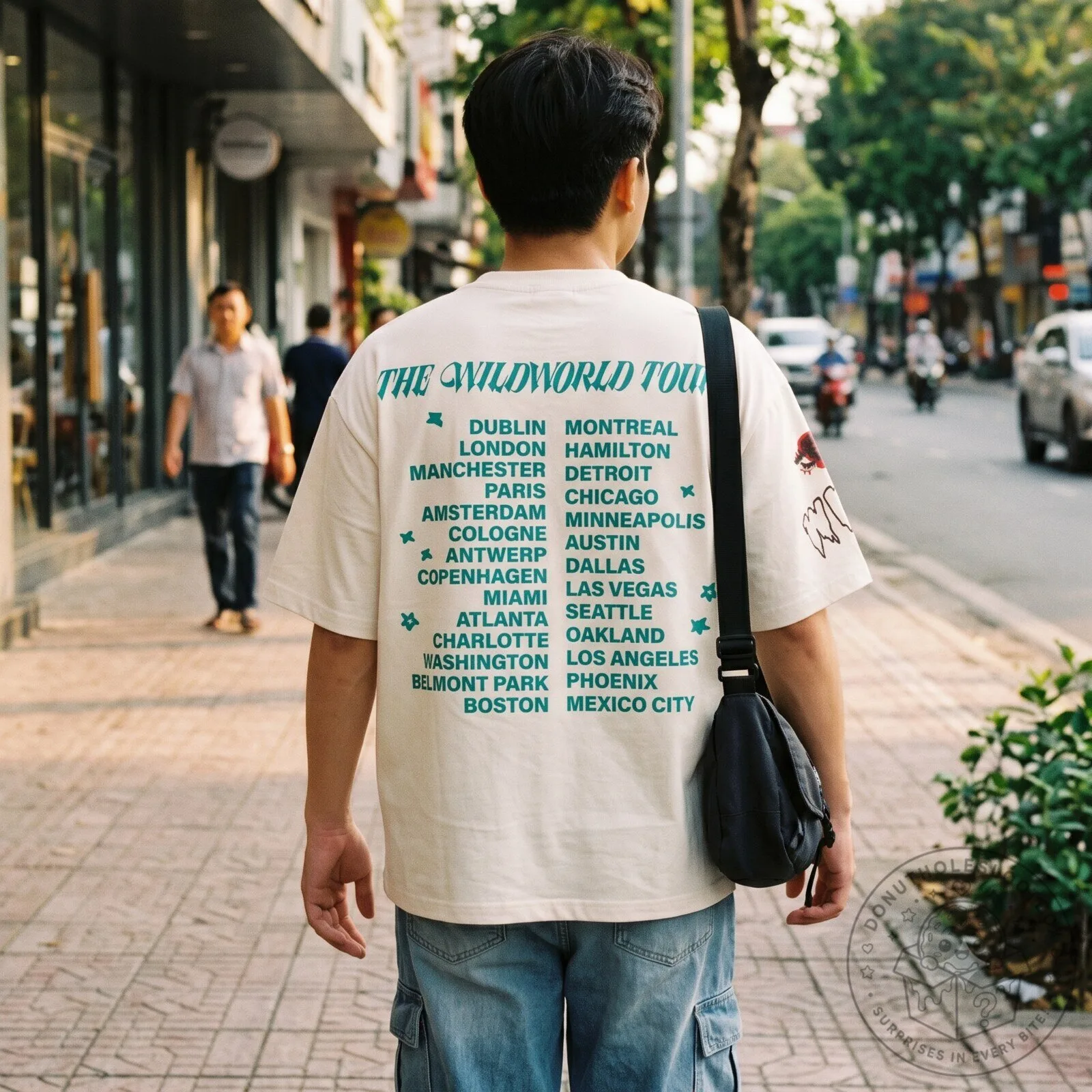 WILDWORLD Ivory Routing T-Shirt 6 WILDWORLD Ivory Routing T-Shirt